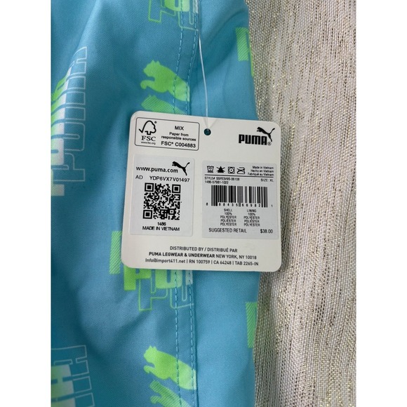 NWT puma swim trunk size XL kids - Picture 2 of 7